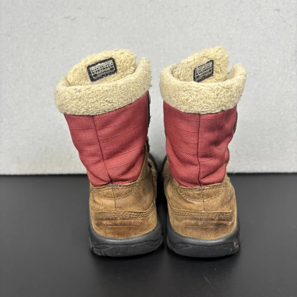 Keen Basin Leather Insulated Waterproof Snow Boots Toddler Kids Youth Size 10
